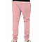 Active Fleece Jogger Pant Powder Pink back