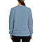 Premium Crewneck Sweatshirt Carolina Blue Women-Back