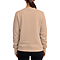 Premium Crewneck Sweatshirt Camel Women-Back