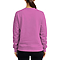 Premium Crewneck Sweatshirt Hot Pink Women-Back