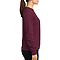 Premium Crewneck Sweatshirt Maroon Women-Side