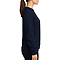 Premium Crewneck Sweatshirt Navy Women-Side