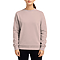 Premium Crewneck Sweatshirt Powder Pink Women-Front