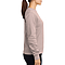 Premium Crewneck Sweatshirt Powder Pink Women-Side