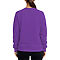 Premium Crewneck Sweatshirt Purple Women-Back