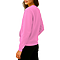 French Terry Pocket Sweatshirt Bubble Gum Pink Women-Side