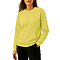 French Terry Pocket Sweatshirt Banana Women-Front
