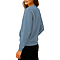 French Terry Pocket Sweatshirt Carolina Blue Women-Side