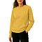 French Terry Pocket Sweatshirt Gold Women-Front