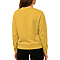 French Terry Pocket Sweatshirt Gold Women-Back