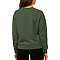 French Terry Pocket Sweatshirt Military Green Women-Back