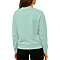 French Terry Pocket Sweatshirt Mint Women-Back
