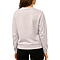 French Terry Pocket Sweatshirt Natural Women-Back