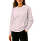 French Terry Pocket Sweatshirt Pink Women-Front