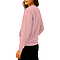 French Terry Pocket Sweatshirt Powder Pink Women-Side