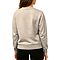 French Terry Pocket Sweatshirt Sand Women-Back