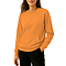 French Terry Pocket Sweatshirt True Orange Women-Front