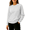 French Terry Pocket Sweatshirt White Women-Front