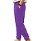 Youth Fleece Jogger Pant Purple side