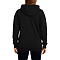 Active Fleece Hoodie 8.25 Oz Black Women-Back
