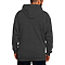 Active Fleece Hoodie 8.25 Oz Dark Heather Grey back