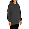 Active Fleece Hoodie 8.25 Oz Dark Heather Grey Women-Side