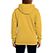Active Fleece Hoodie 8.25 Oz Gold Women-Back