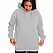 Active Fleece Hoodie 8.25 Oz Heather Grey Women-Front