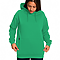 Active Fleece Hoodie 8.25 Oz True Kelly Green Women-Front