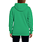 Active Fleece Hoodie 8.25 Oz True Kelly Green Women-Back