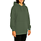Active Fleece Hoodie 8.25 Oz Military Green Women-Side