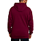 Active Fleece Hoodie 8.25 Oz Maroon back