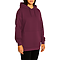 Active Fleece Hoodie 8.25 Oz Maroon Women-Side