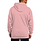 Active Fleece Hoodie 8.25 Oz Powder Pink back