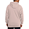 Active Fleece Hoodie 8.25 Oz Powder Pink back