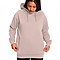 Active Fleece Hoodie 8.25 Oz Powder Pink Women-Front
