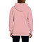 Active Fleece Hoodie 8.25 Oz Powder Pink Women-Back