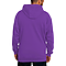 Active Fleece Hoodie 8.25 Oz Purple back