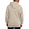 Active Fleece Hoodie 8.25 Oz Sand back