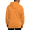 Active Fleece Hoodie 8.25 Oz True Orange back