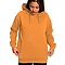 Active Fleece Hoodie 8.25 Oz True Orange Women-Front