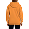 Active Fleece Hoodie 8.25 Oz True Orange Women-Back