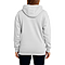 Active Fleece Hoodie 8.25 Oz White Women-Back