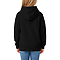 Youth Pullover Hoodie Black Women-Back
