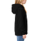 Youth Pullover Hoodie Black Women-Side