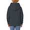 Youth Pullover Hoodie Charcoal Heather back