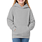 Youth Pullover Hoodie Heather Grey Women-Front