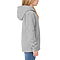Youth Pullover Hoodie Heather Grey Women-Side