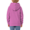Youth Pullover Hoodie Hot Pink back