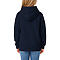 Youth Pullover Hoodie Navy Women-Back